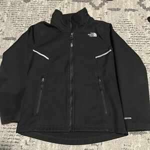 THE NORTH FACE BOYS APEX BIONIC JACKET ZIP POCKETS FULL ZIP FRONT SIZE M 10/12